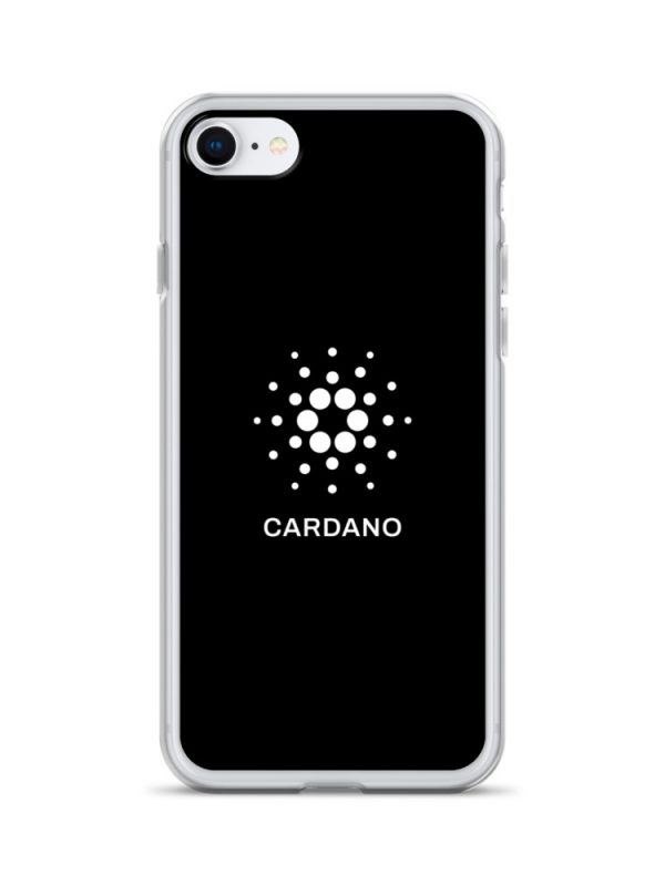 iPhone Case - Cardano White - Black Background